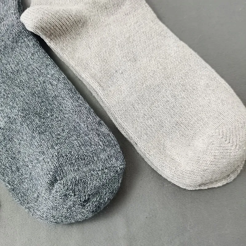 5pairs Cozy Crew Length Wool Socks