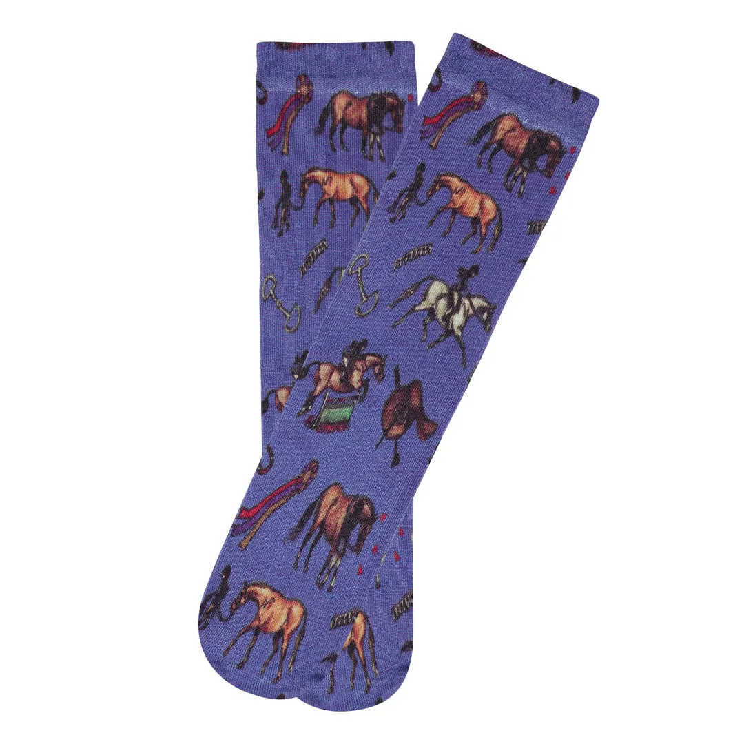 AWST Int'l Children's Lila Hunter Ponies Socks