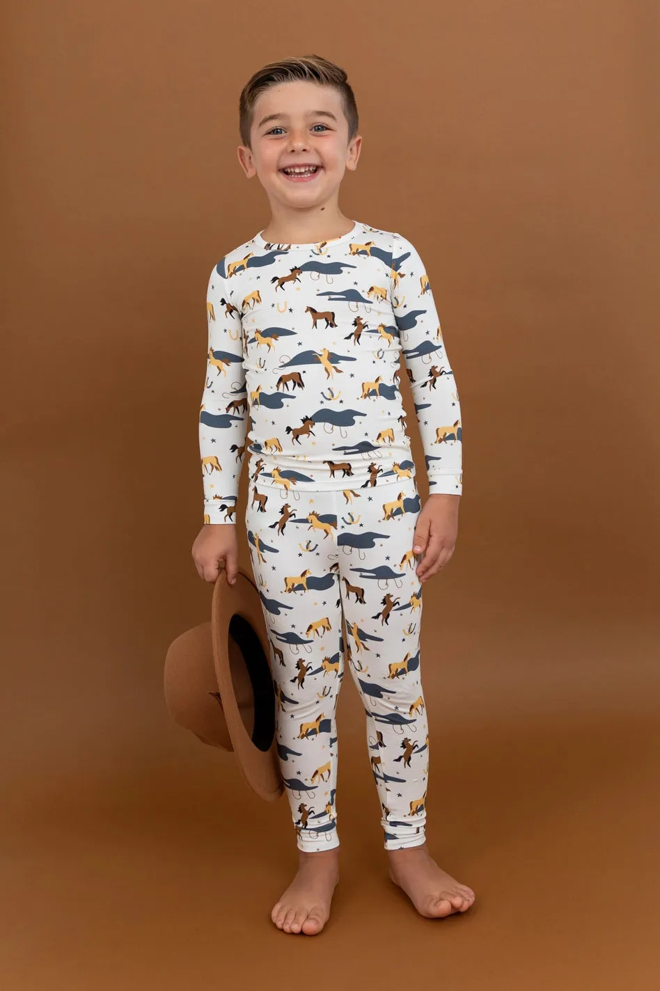 Bird & Bean Bamboo Long Sleeved PJ Set - Ryder