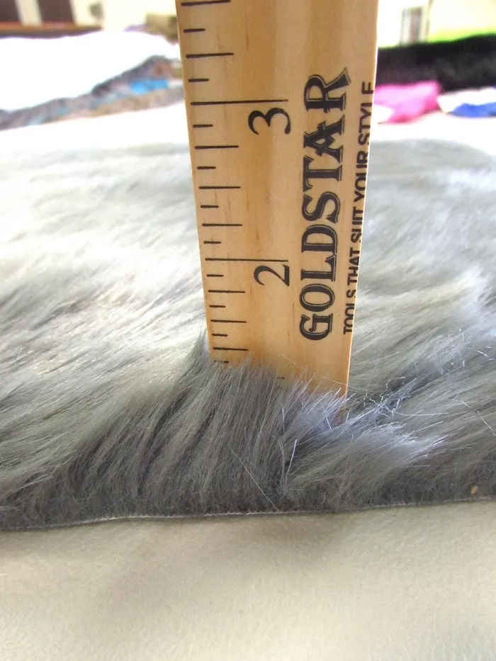 Blonde Short Shag Faux Fur Fabric / Sold By The Yard