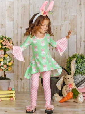 Bunny Gingham Legging Set