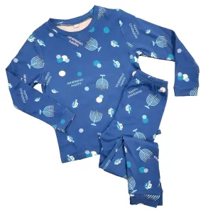 Chanukah Kids Pajamas,  100% Cotton , Size 2t-3t, Bag