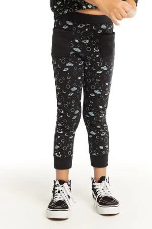 Chaser Neon Space Pants in Licorice