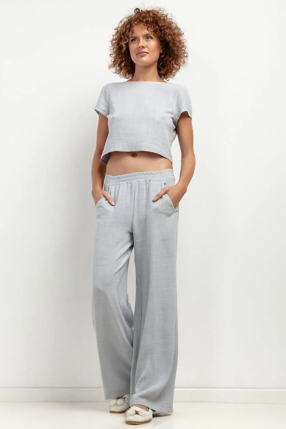 Chic Summer-Ready Wide-Leg Linen Pants for Modern Women