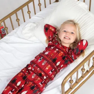 Christmas Cow Toddler/Youth Bamboo Pajamas