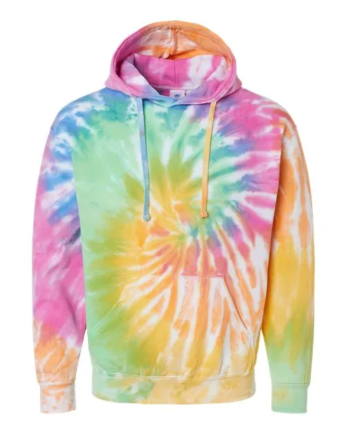 Colortone Men's Tie-Dyed Hooded Sweatshirt