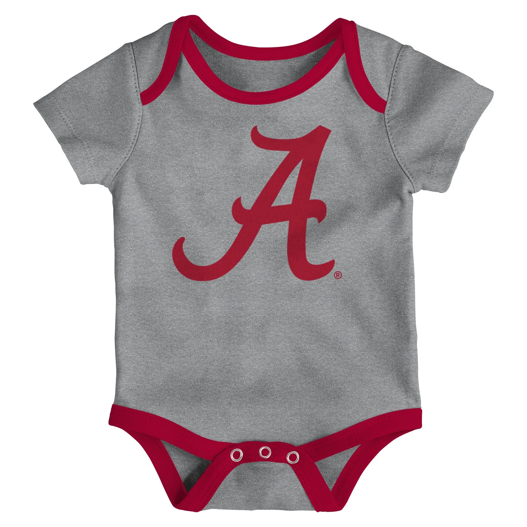 Crimson Tide Let's Go 3-Pack Bodysuit Set