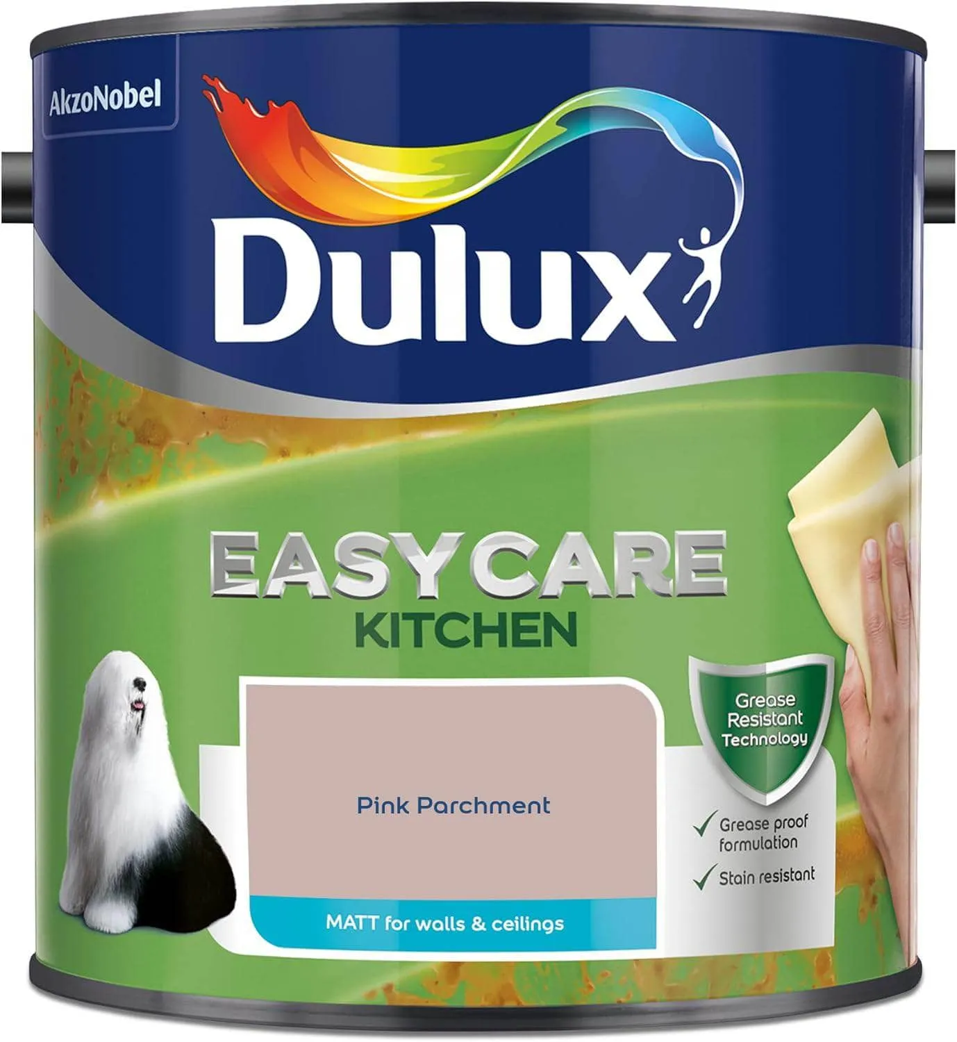 Dulux Easycare Kitchen 2.5L Matt Emulsion - Pink Parchment