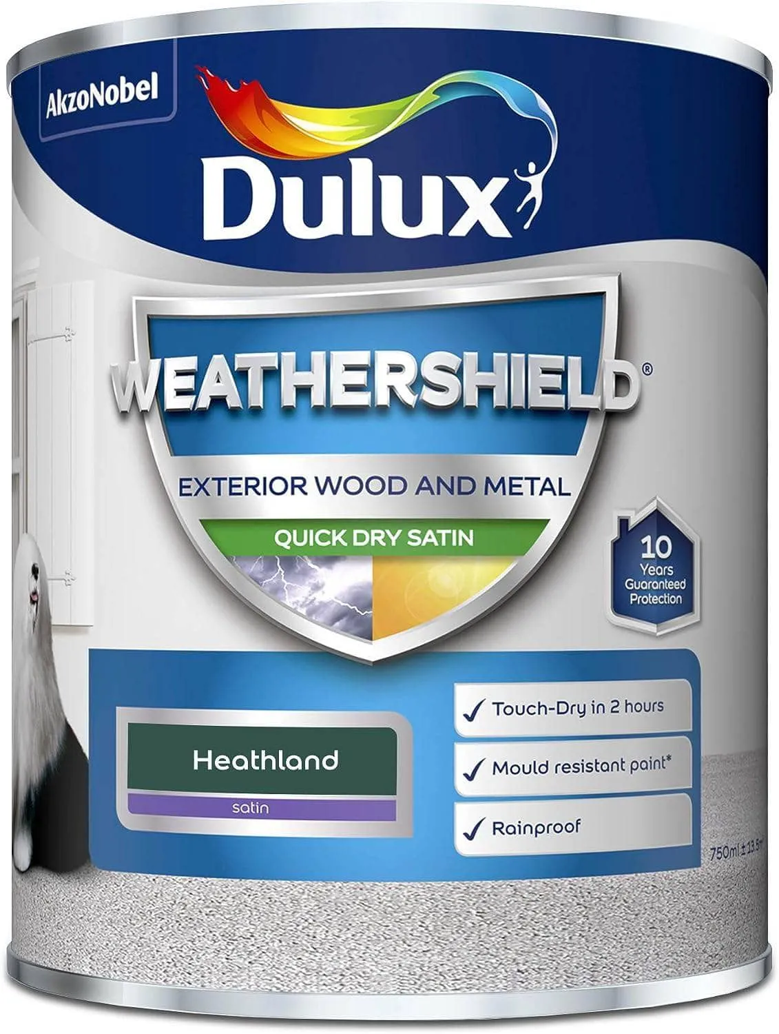 Dulux Weathershield Satin 750Ml - Heathland