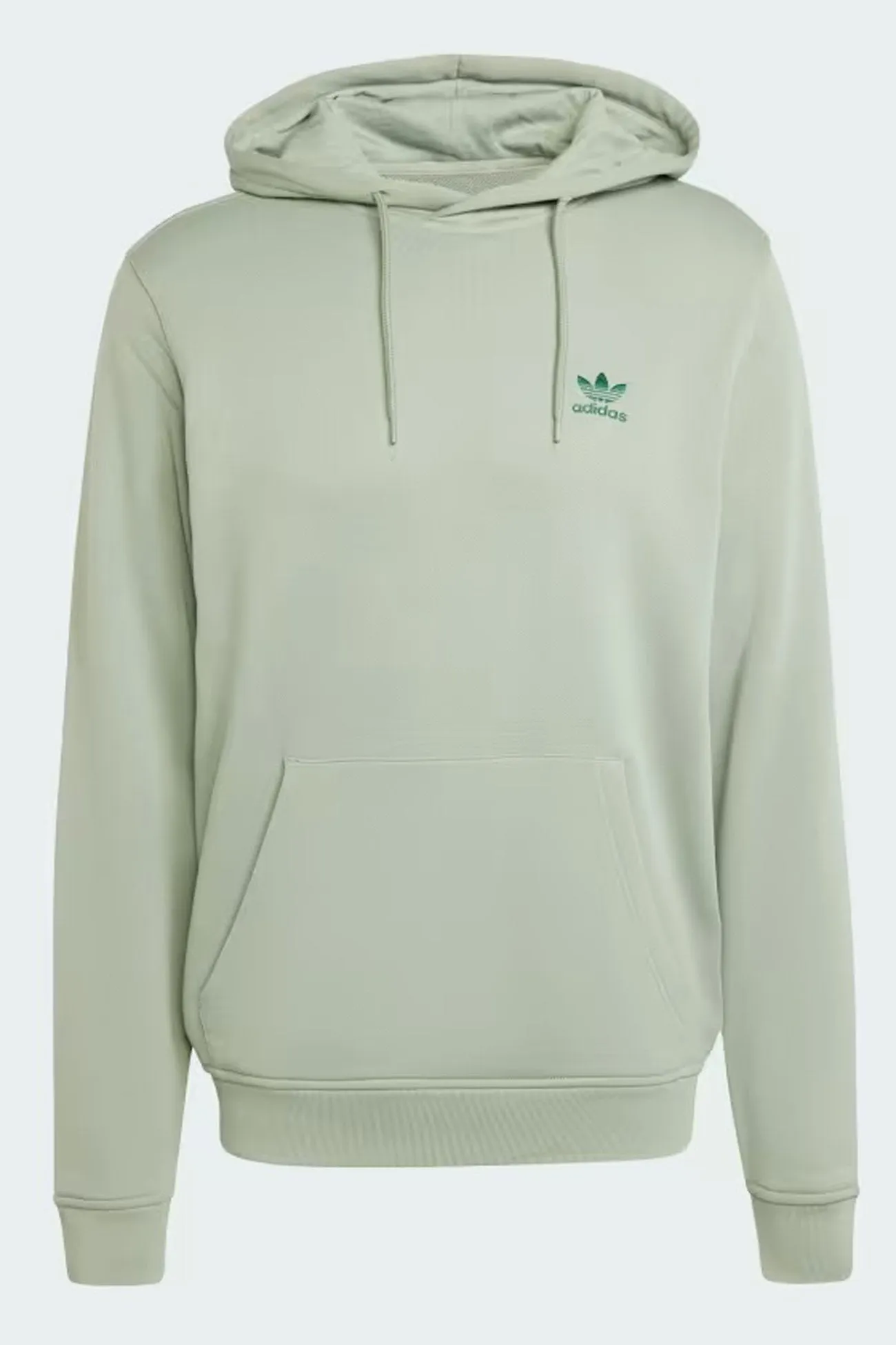 Essential Hoodie FT Silver Green