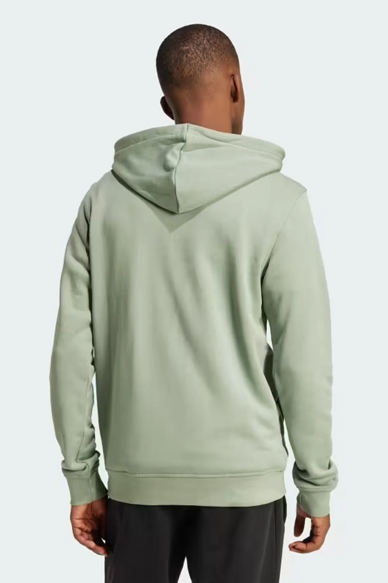 Essential Hoodie FT Silver Green