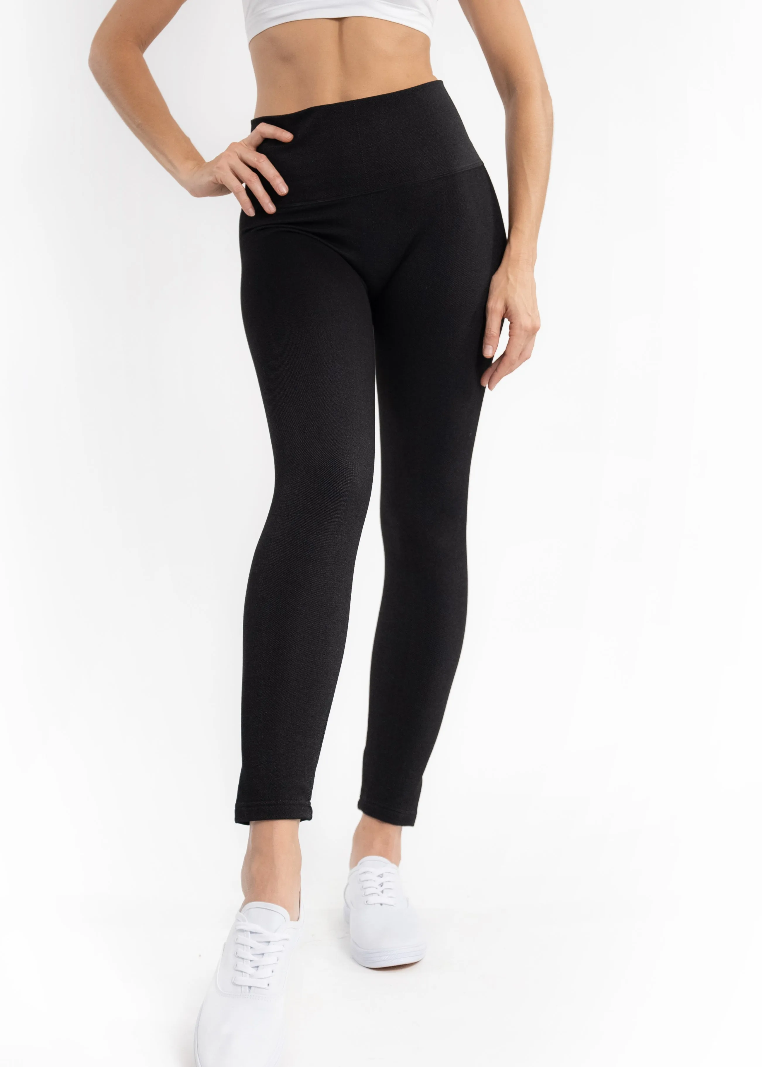 Fleece Lined Crossover Leggings