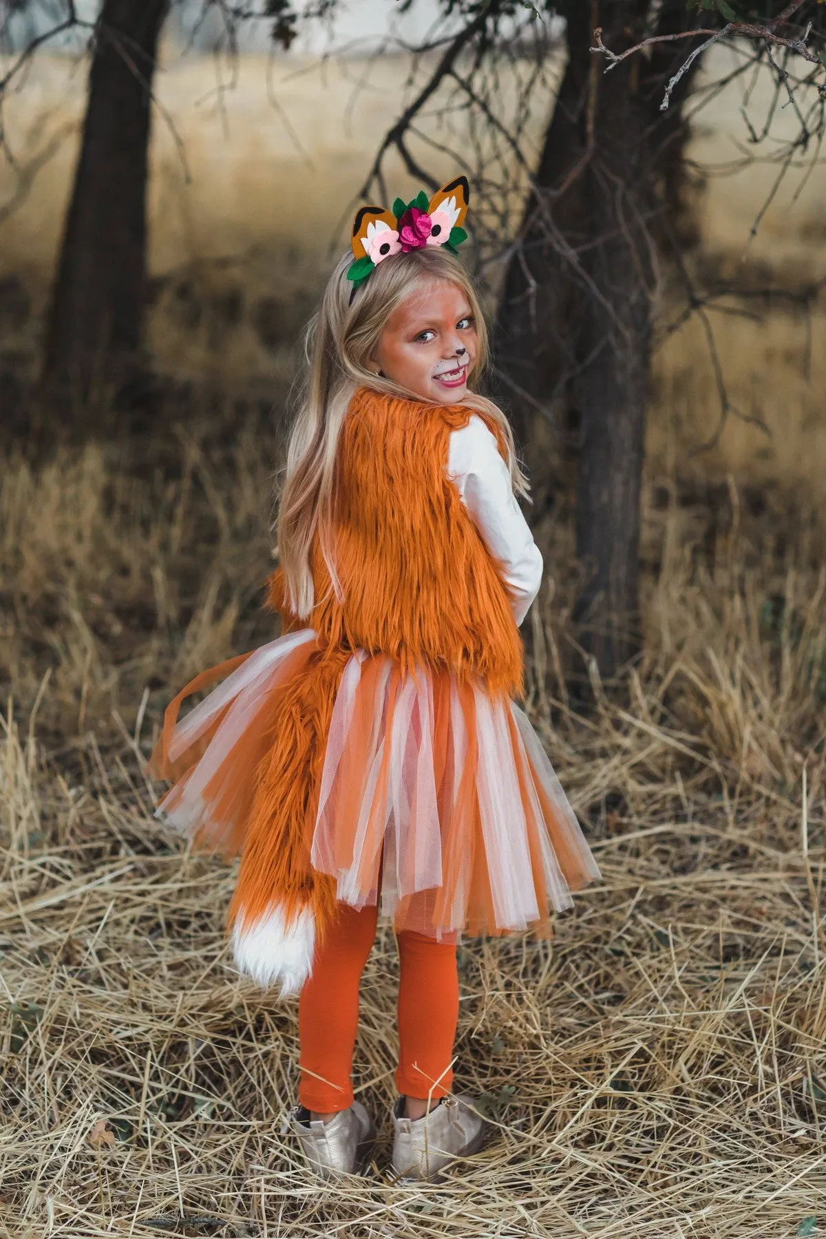 Fuzzy Fox Costume - 4 Piece Set