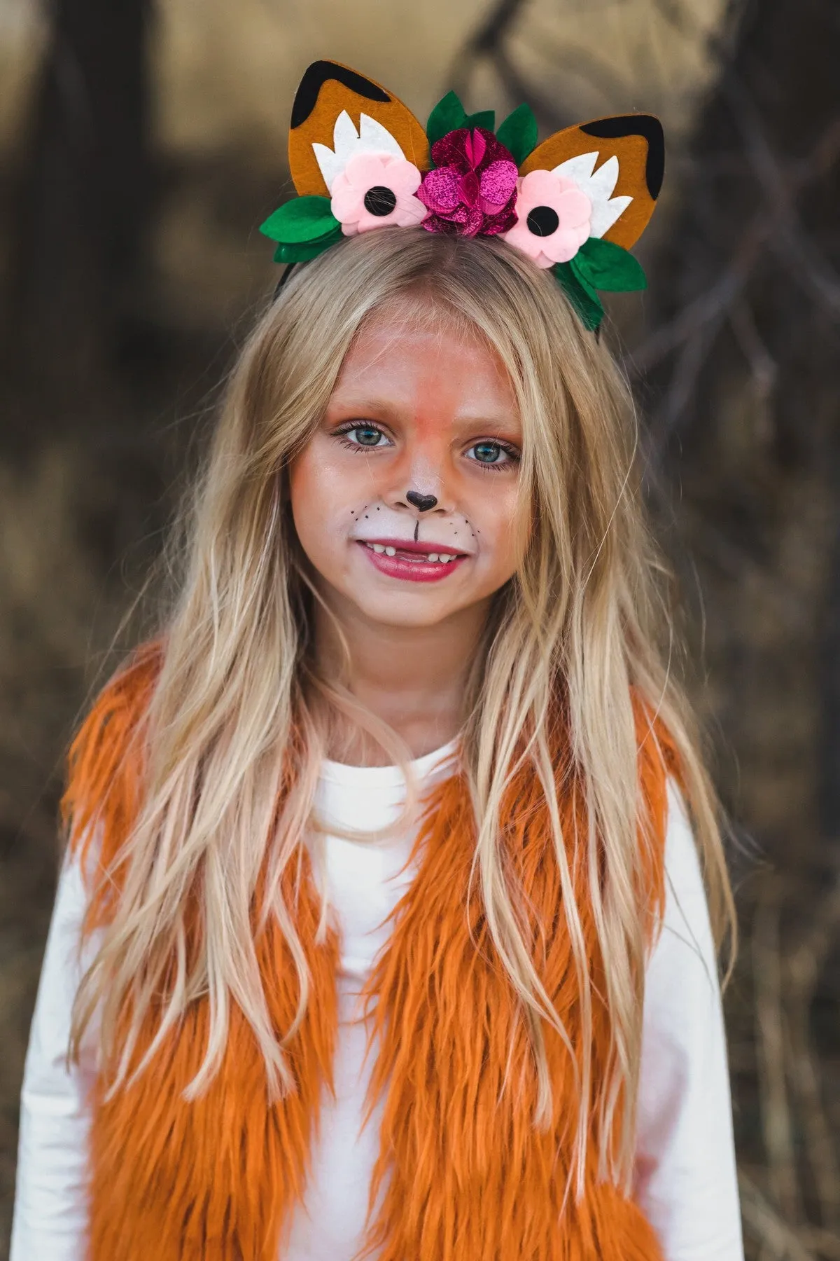 Fuzzy Fox Costume - 4 Piece Set