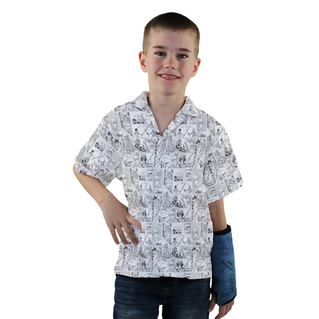 Geek Tropical Manga Youth Hawaiian Shirt