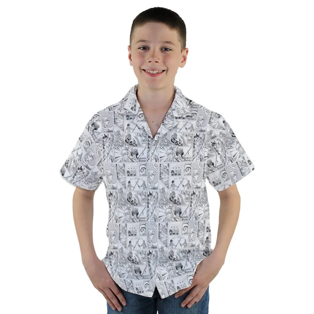 Geek Tropical Manga Youth Hawaiian Shirt