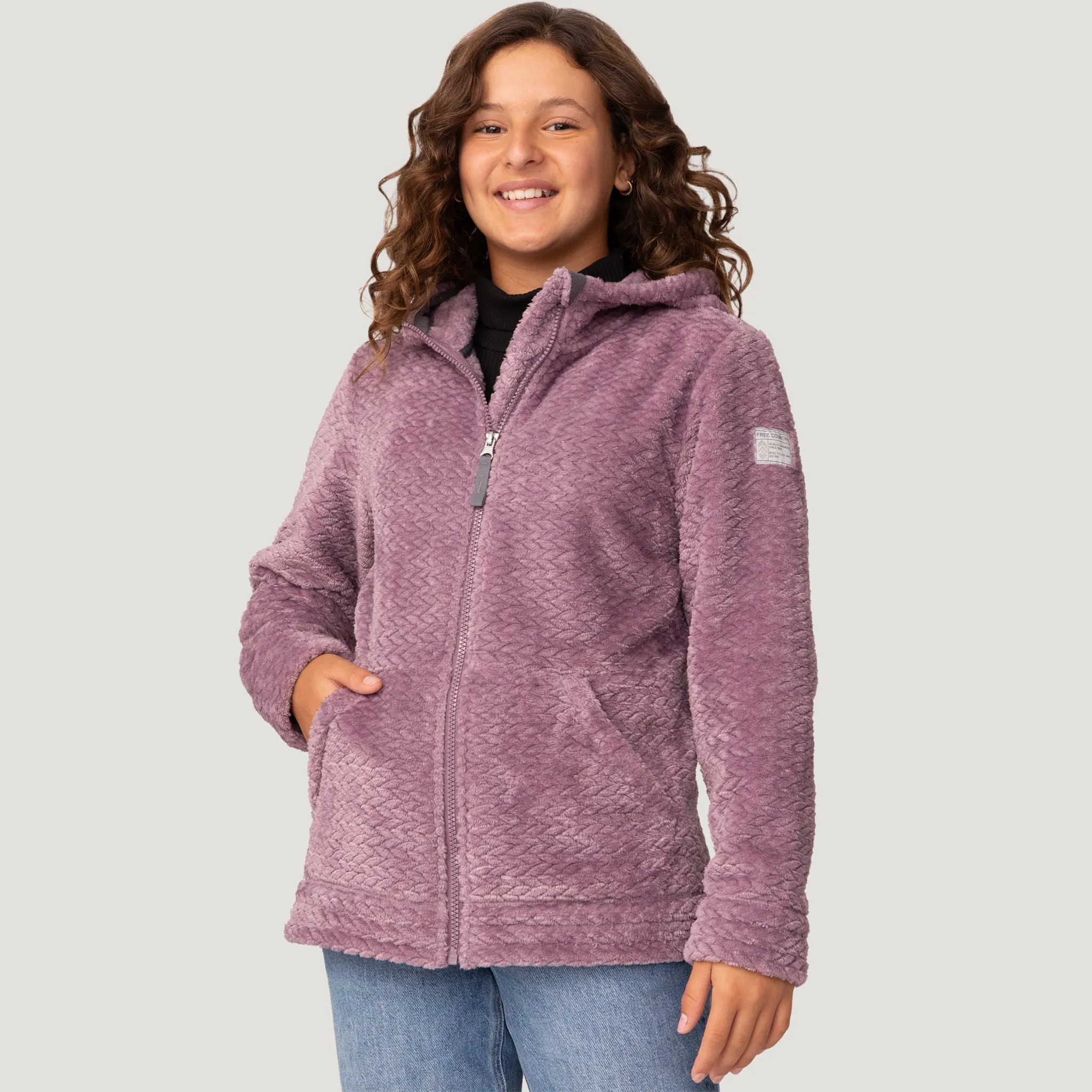 Girls' Braided Butter Pile® Jacket