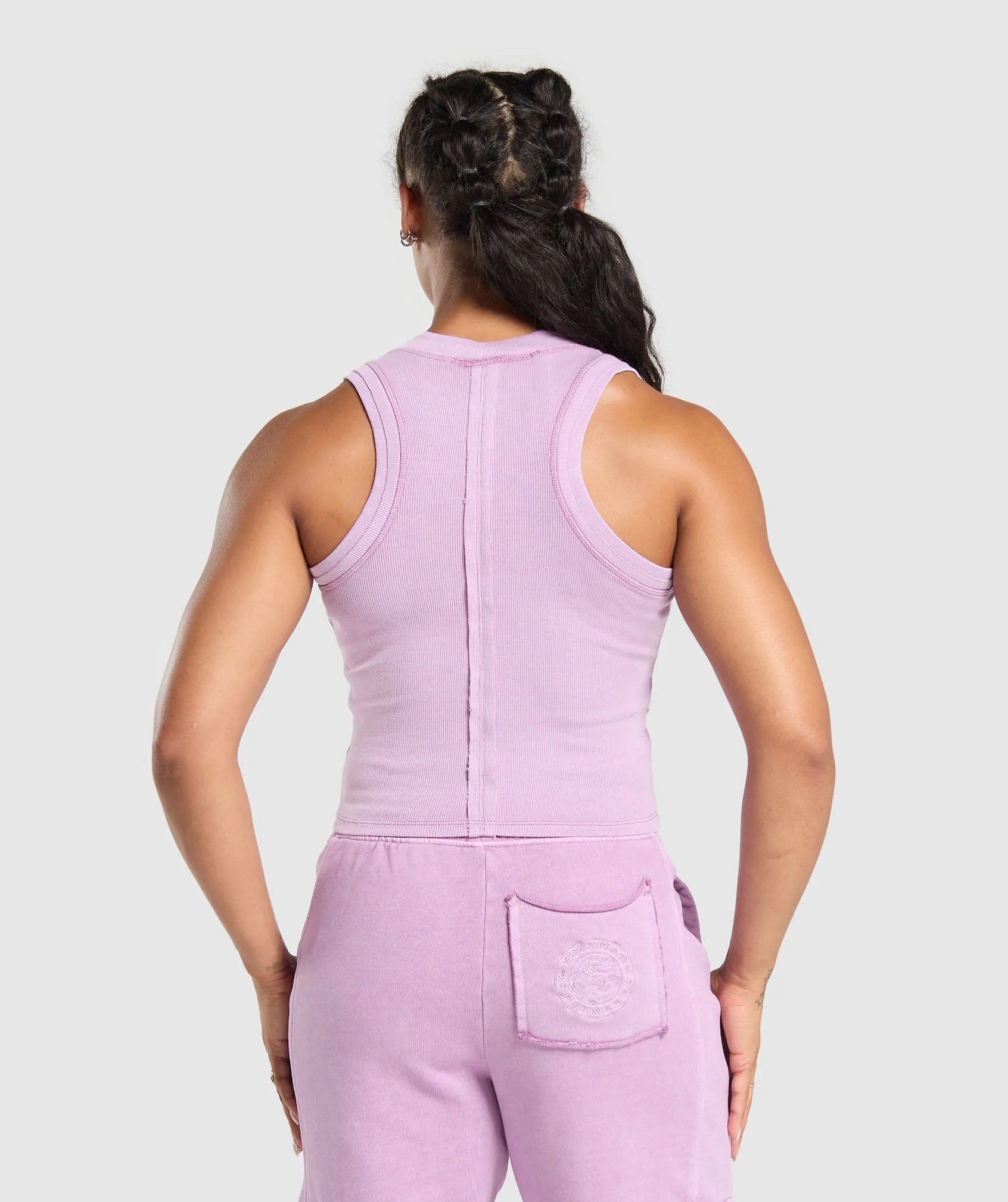 Gymshark Premium Legacy Tank - Warm Lilac/Pigment Dye