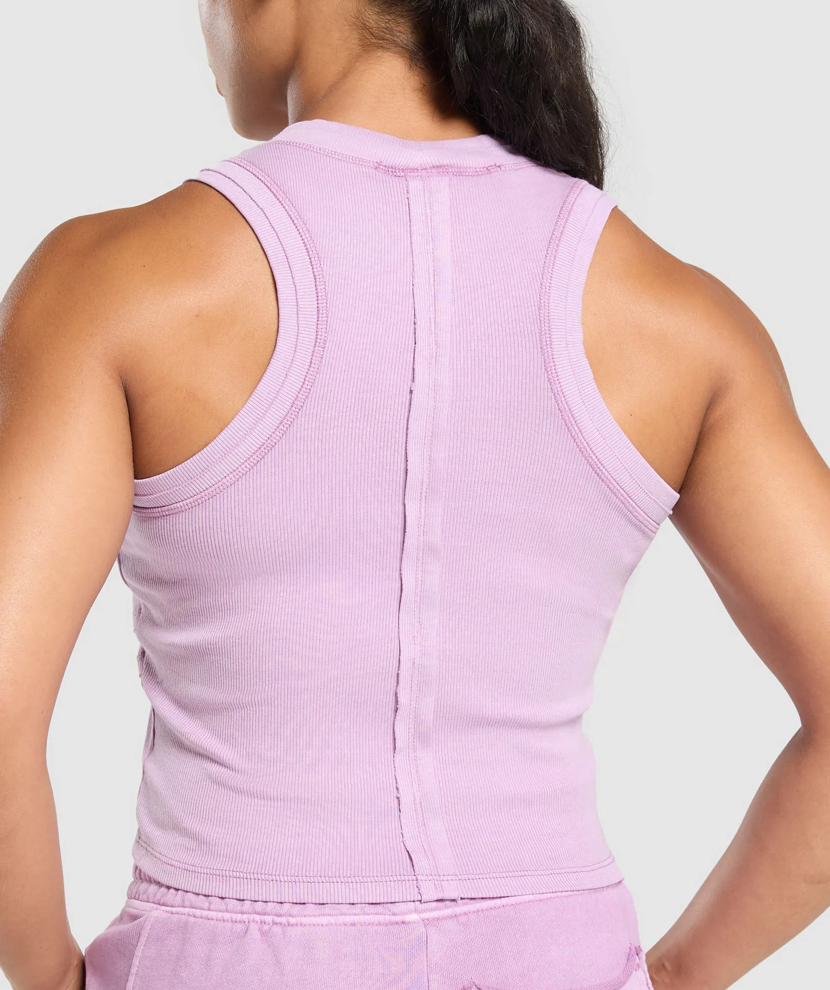 Gymshark Premium Legacy Tank - Warm Lilac/Pigment Dye