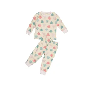 Holiday Pajamas - Pink Christmas Trees