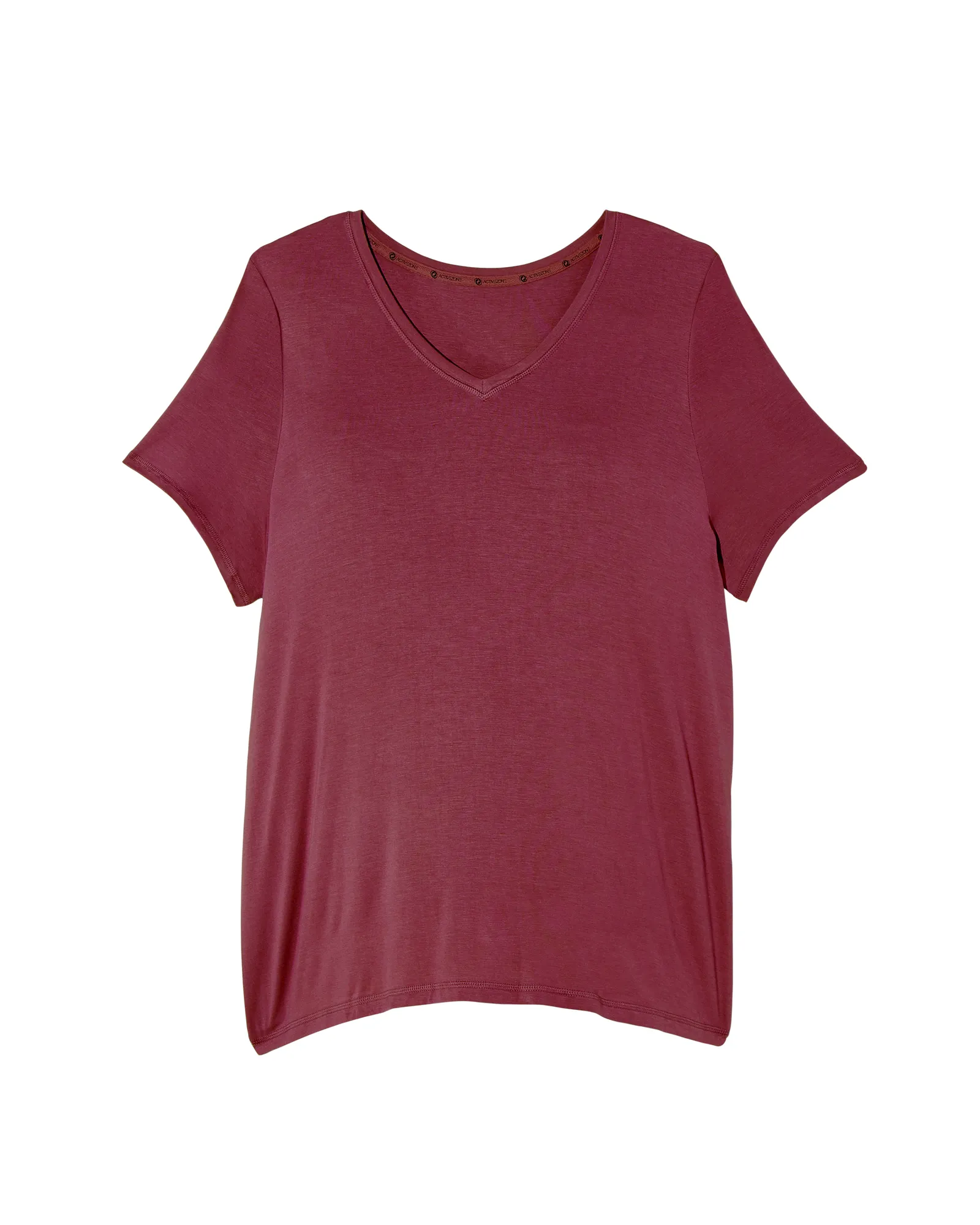 Hydrangea Casual Tee | Burgundy