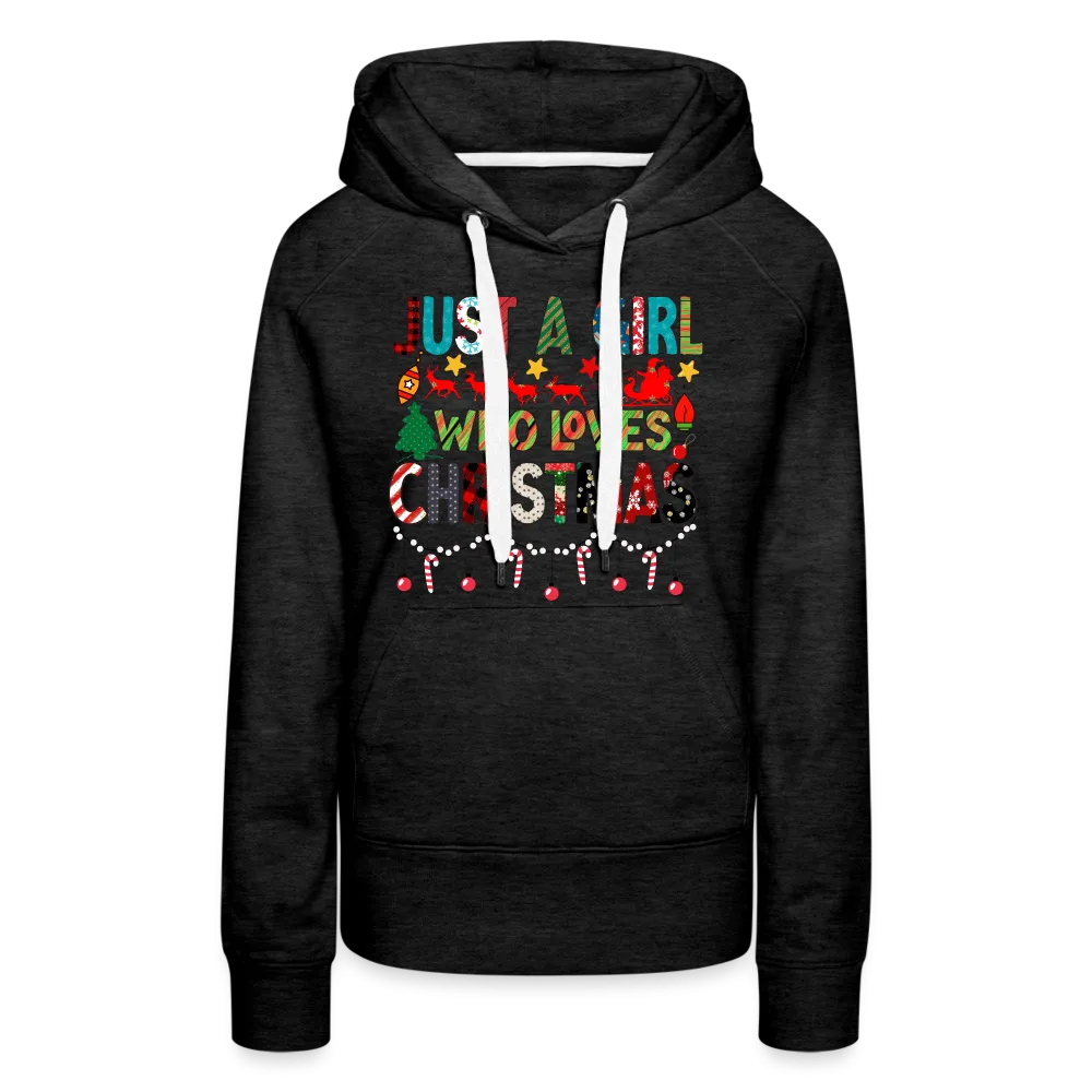 Just a Girl Who Loves Christmas Premium Hoodie