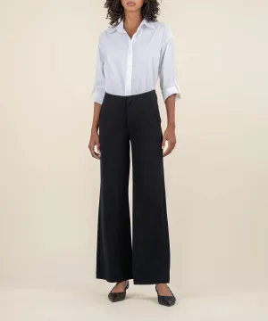 Kut from the Kloth Meg High Rise Wide Leg Black Trouser