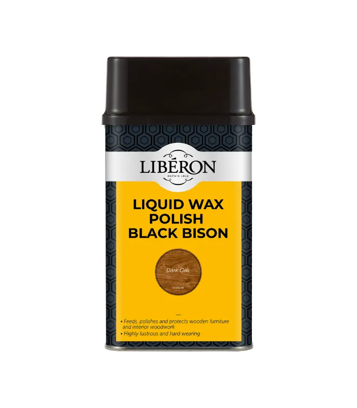 Liberon Liquid Wax Polish Black Bison - 500ml