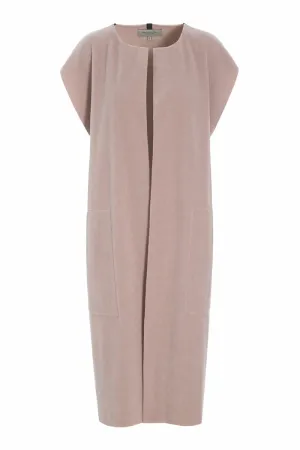 LONG VEST - 7169 - NUDE