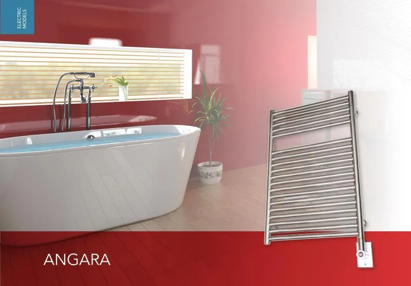 Myson Contemporary Designer Angara ERR2 Hardwired Towel Warmer - 25"w x 36"h