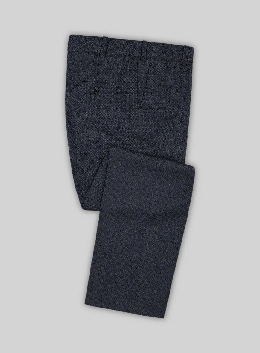 Napolean Retro Navy Wool Pants