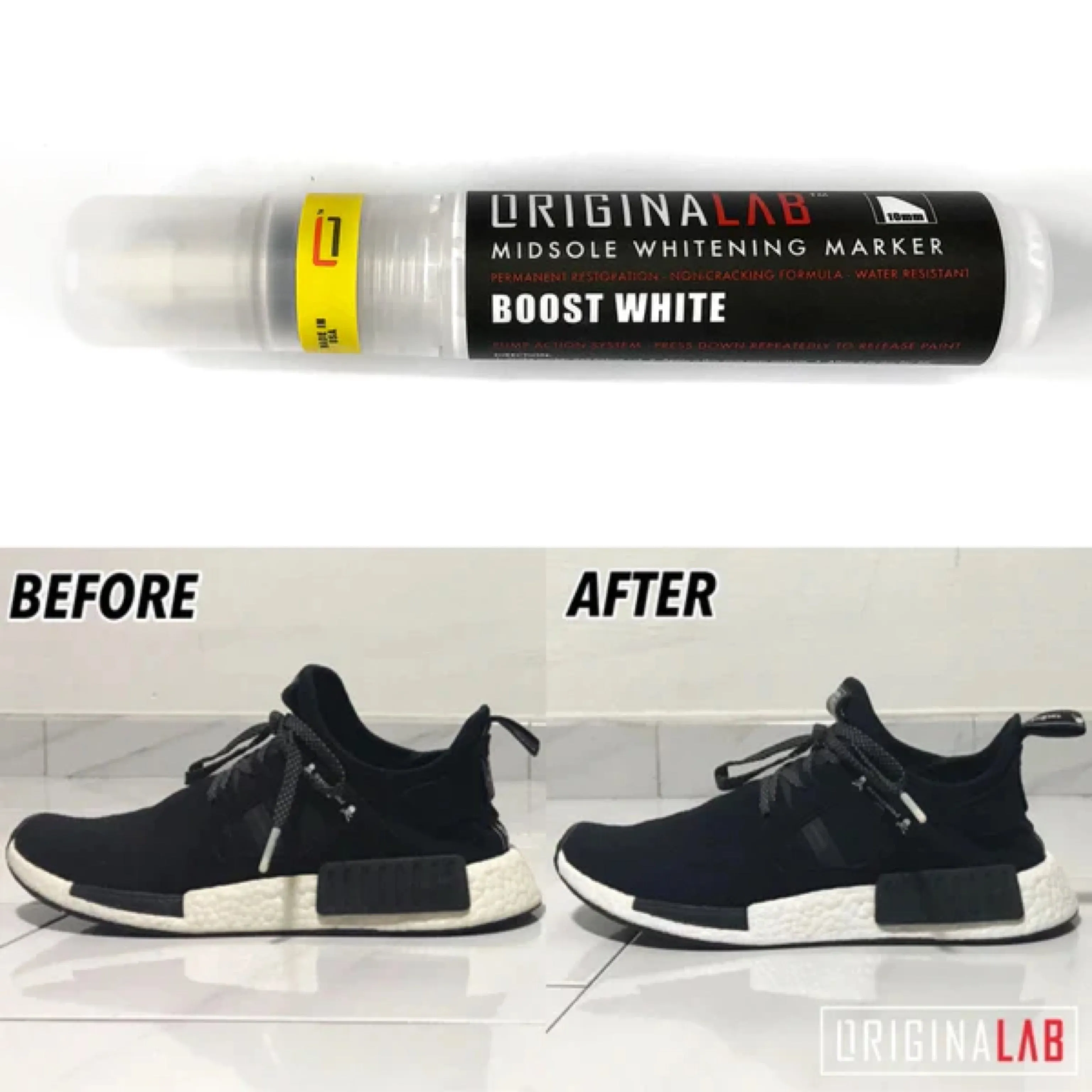 ORIGINALAB Advanced Midsole Whitener Marker Boost White