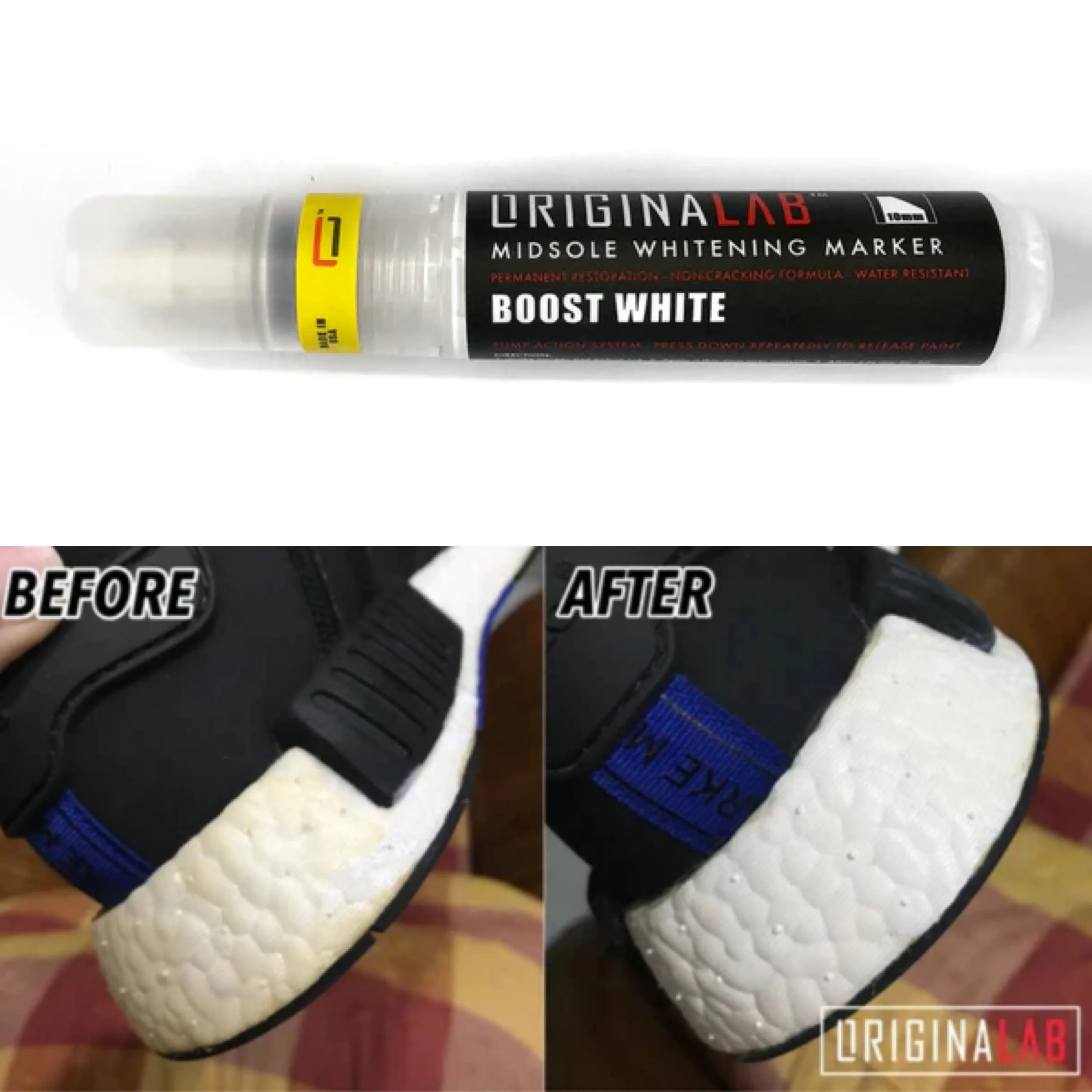 ORIGINALAB Advanced Midsole Whitener Marker Boost White