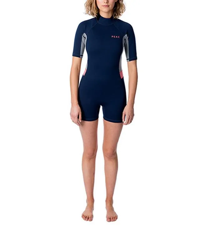 Peak Womens Energy Short Sleeve Springsuit (2023) - Navy