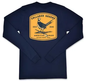 Pheasant Season: Long Sleeve T-Shirt - Navy