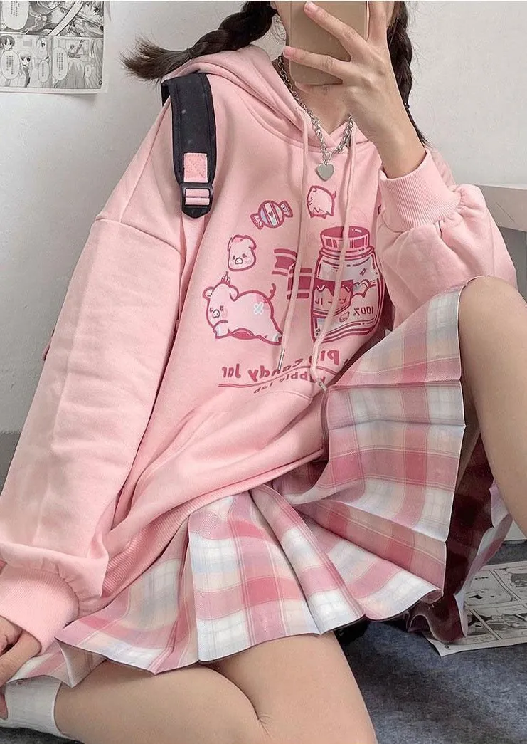 Pink Piggy Hoodie