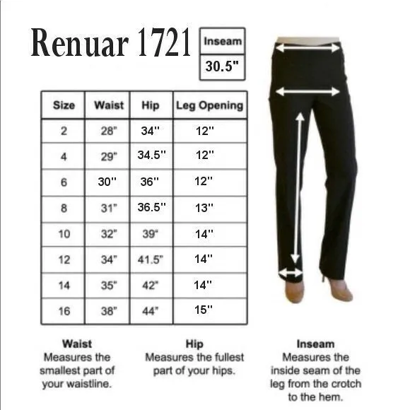 Renuar Long Pants - Black