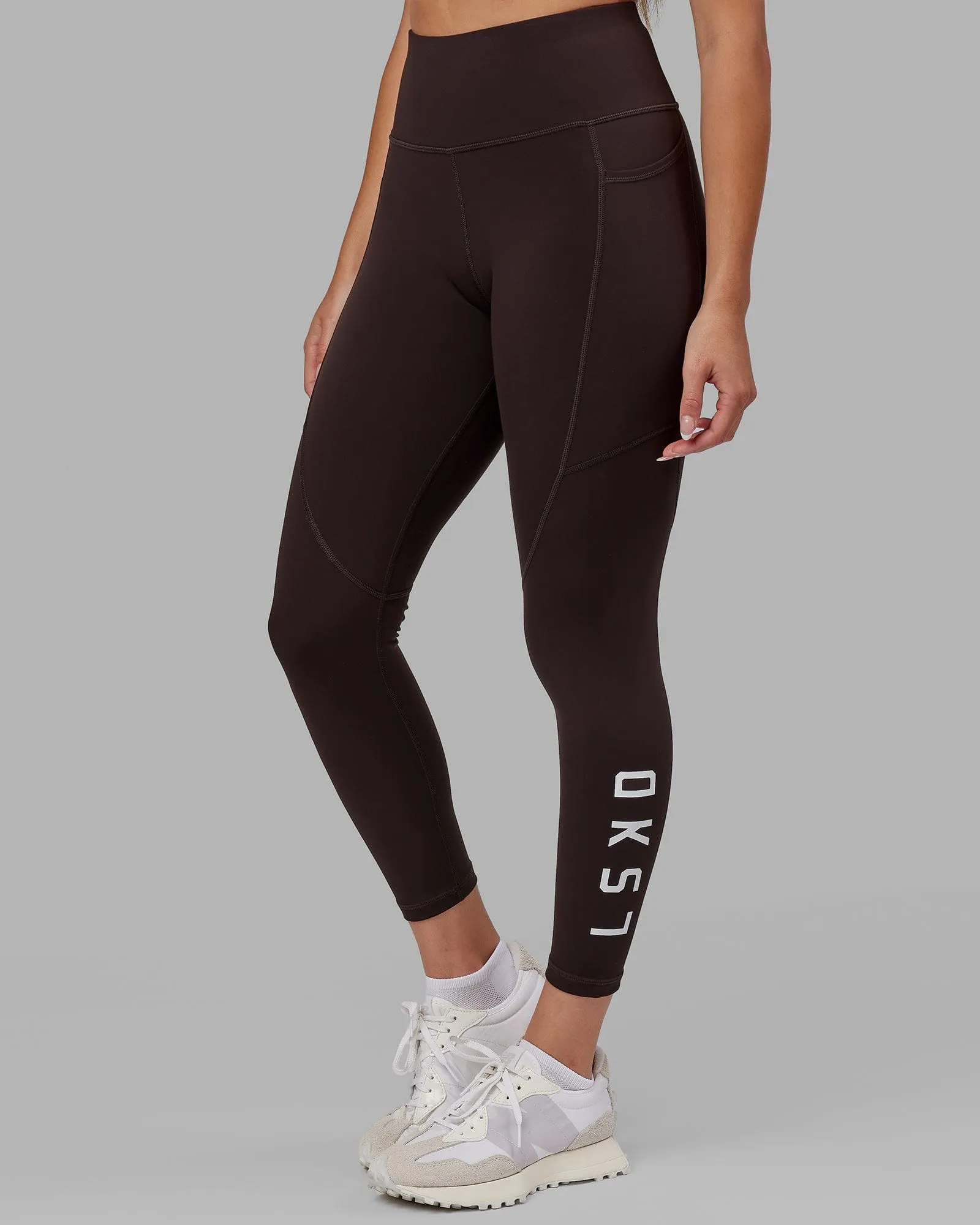 Rep 7/8 Length Leggings - Dark Walnut