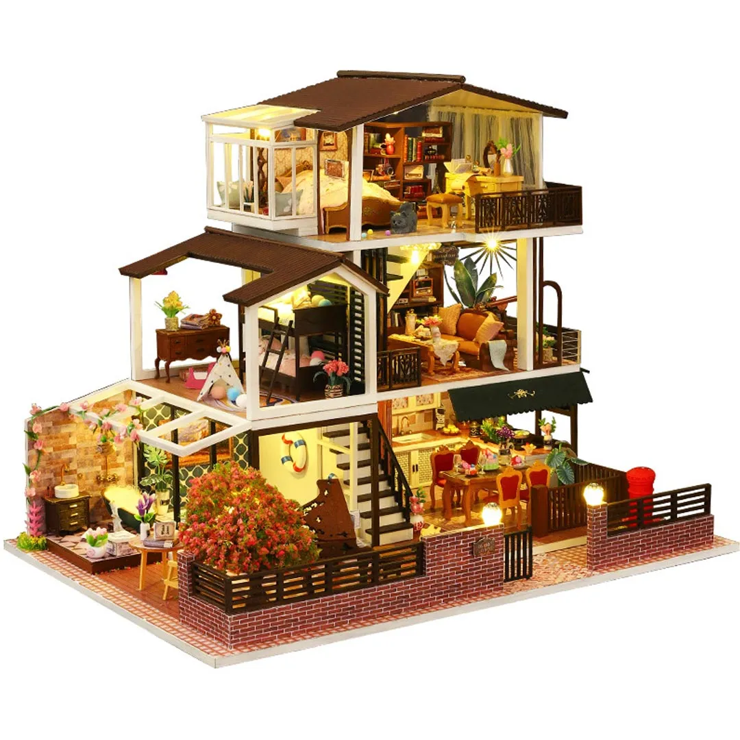 Romantic Villa DIY Miniature House Kit