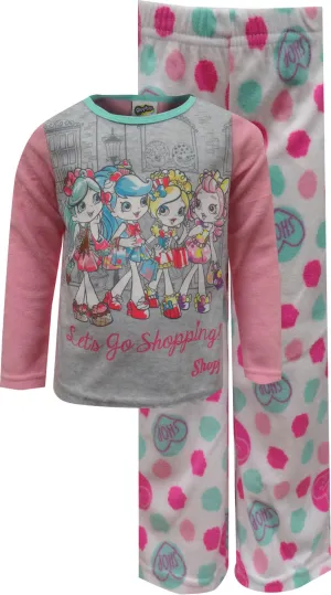 Shopkins Shoppies Let's Go Shopping Pajama Size 4