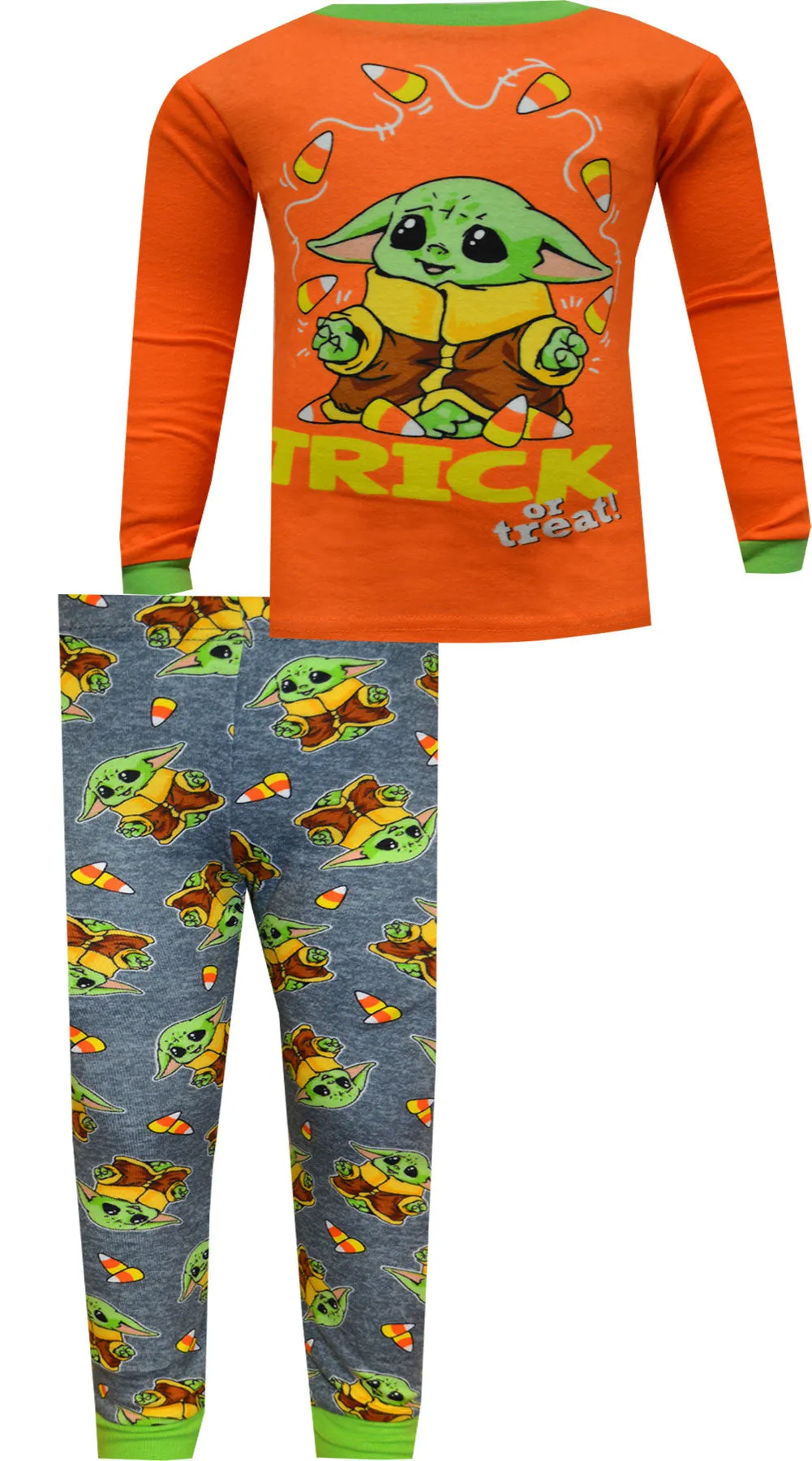 Star Wars Grogu Trick or Treat Cotton Halloween Pajamas