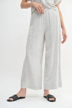 Striped Straight Leg Pant