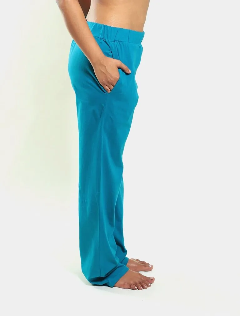 Teal 100% Organic Cotton Pajama