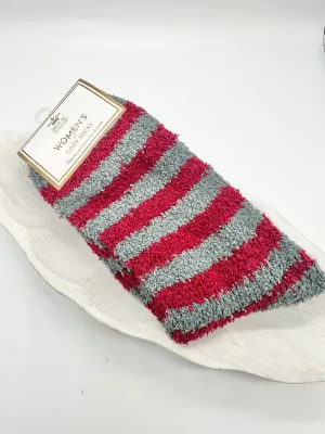 Team Stripe Cozy Socks -Womens