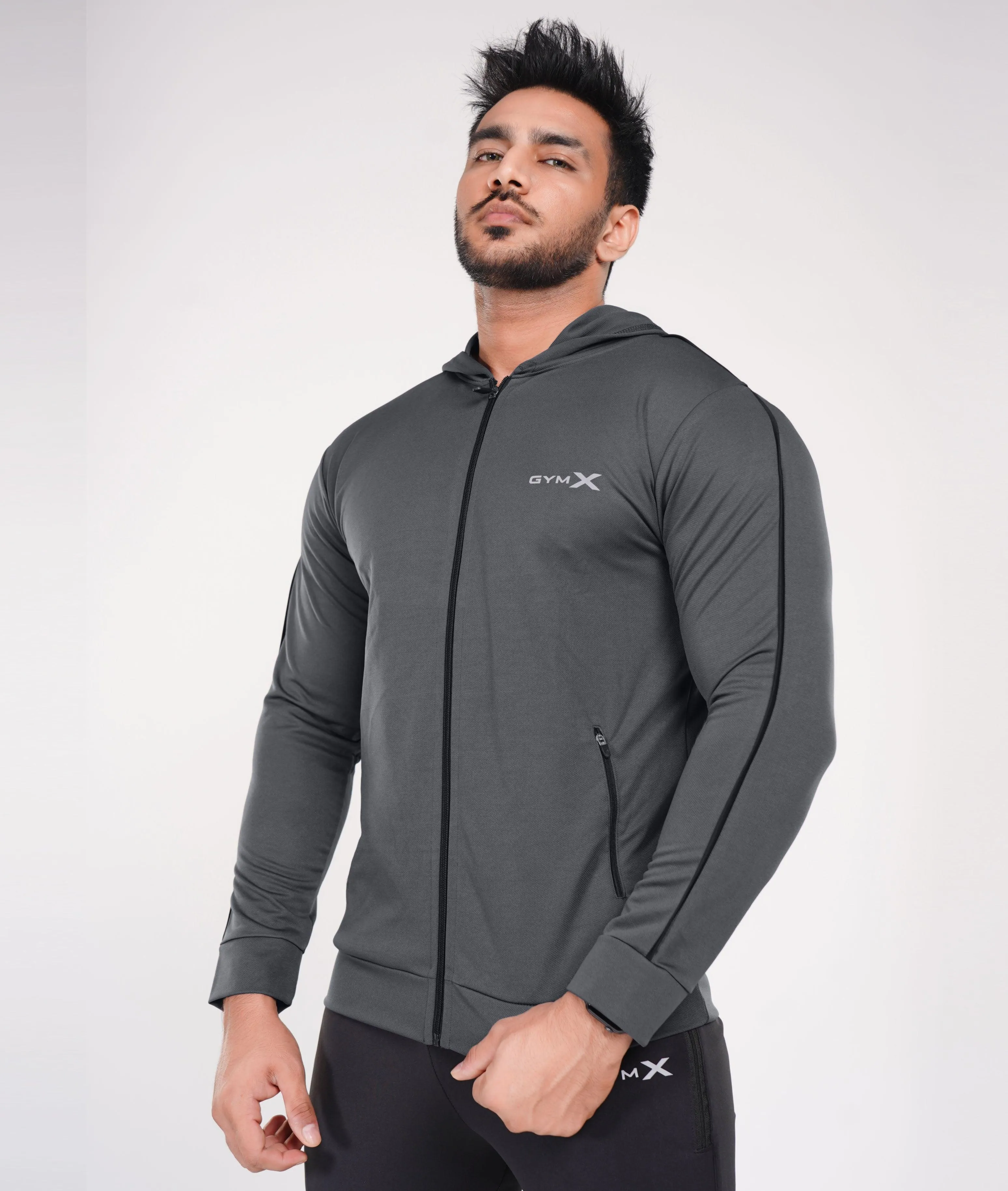 Venge Carbon Grey GymX Hoodie - Sale