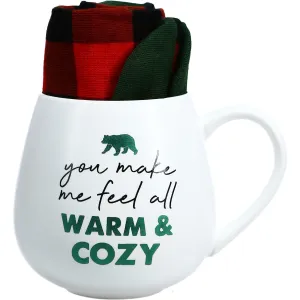 Warm & Cozy 15.5 oz Mug and Sock Set