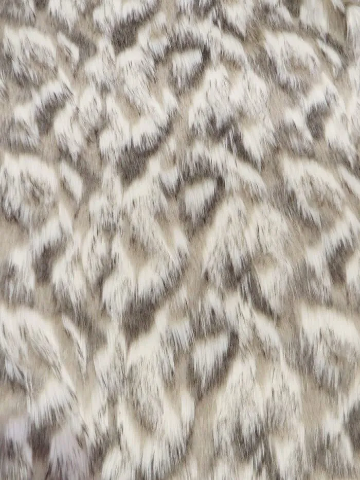 Winter Section Fox Animal Faux Fur / Sold By The Yard