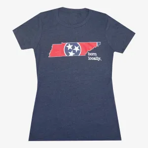 Women's Born Locally Tennessee T-Shirt