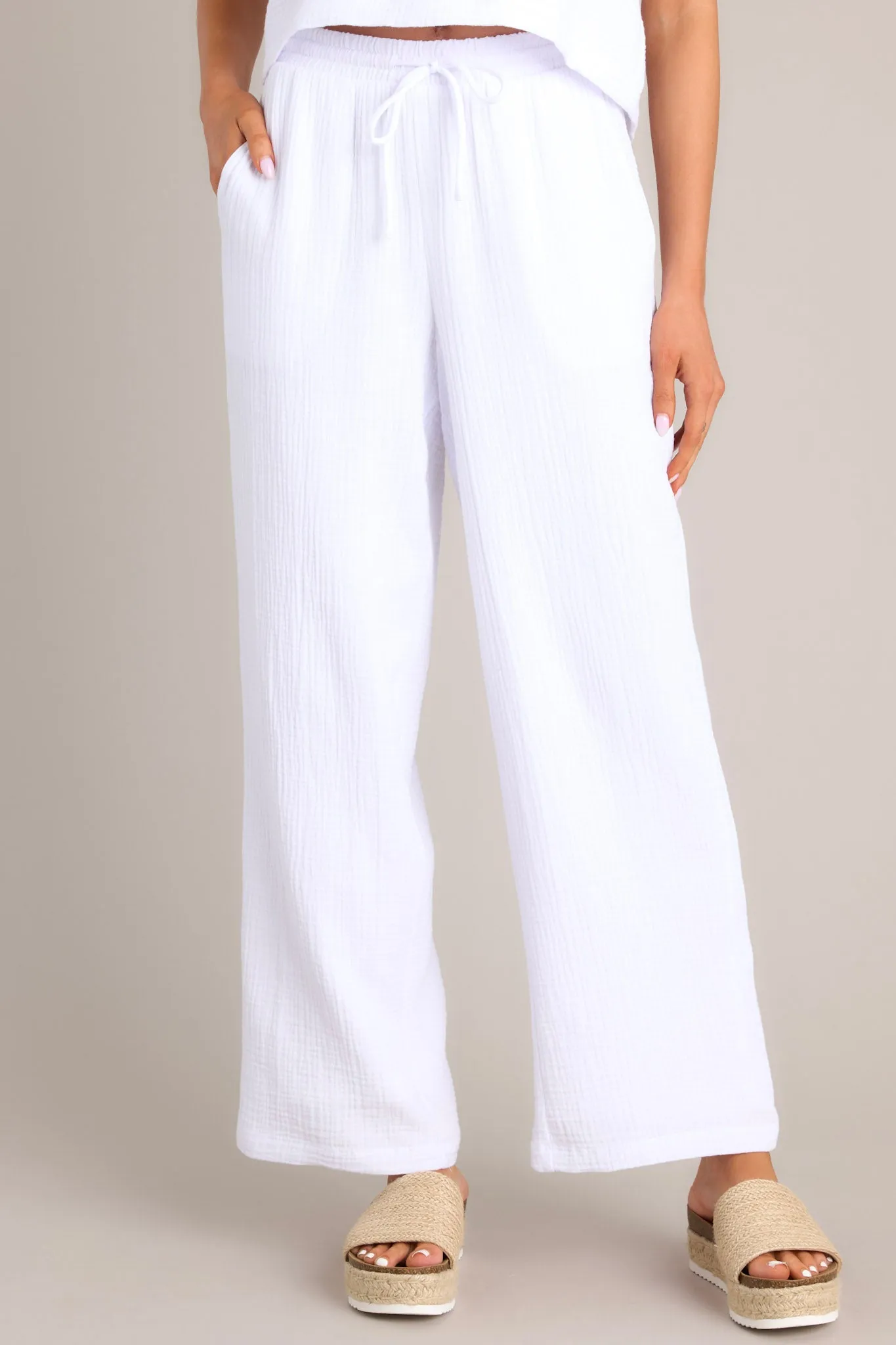 Z-Supply Bondi White Gauze Pants