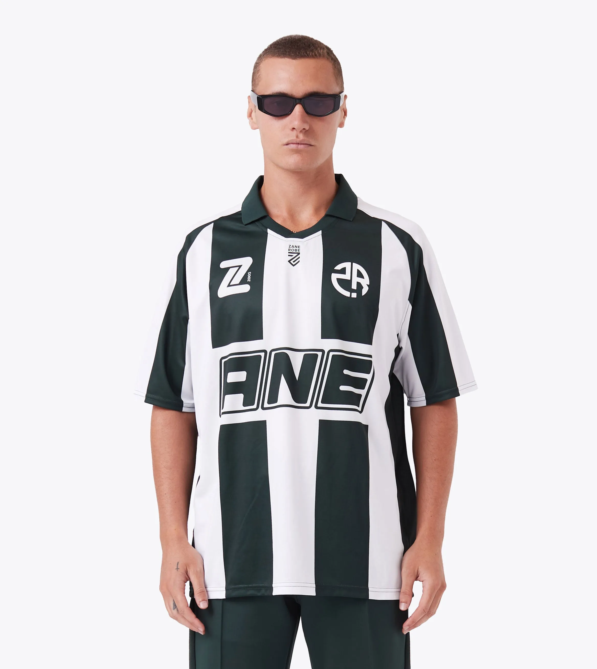 ZR Football Shirt Forest Stripe